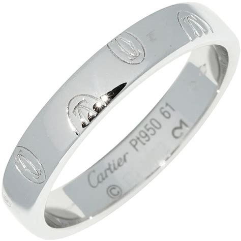 bague platine cartier|bague cartier ca.